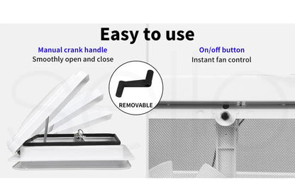 Caravan Roof Vent RV Shower Hatch