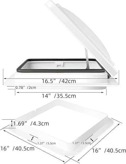 Caravan Roof Vent RV Shower Hatch