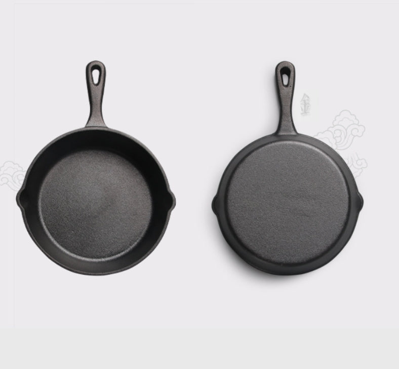 Cast Iron Skillet Pan Frying Egg Pan Kitchen Cookware