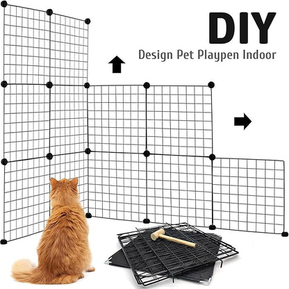 Cat Cage DIY Enclosure Pet Crate Rabbit Hutch Pet Playpen