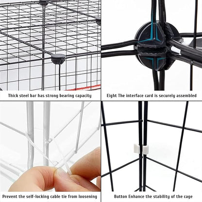 Cat Cage DIY Enclosure Pet Crate Rabbit Hutch Pet Playpen