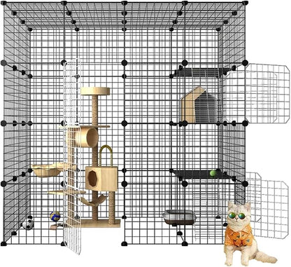Cat Cage DIY Enclosure Pet Crate Rabbit Hutch Pet Playpen