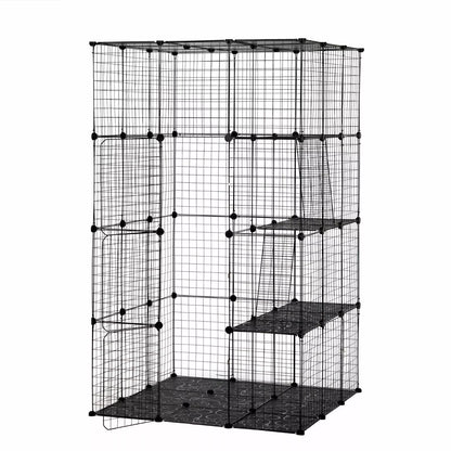 Cat Cage DIY Enclosure Pet Crate Rabbit Hutch Pet Playpen