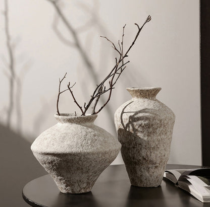 Rustic Ceramic Vase Wabi-Sabi aesthetics