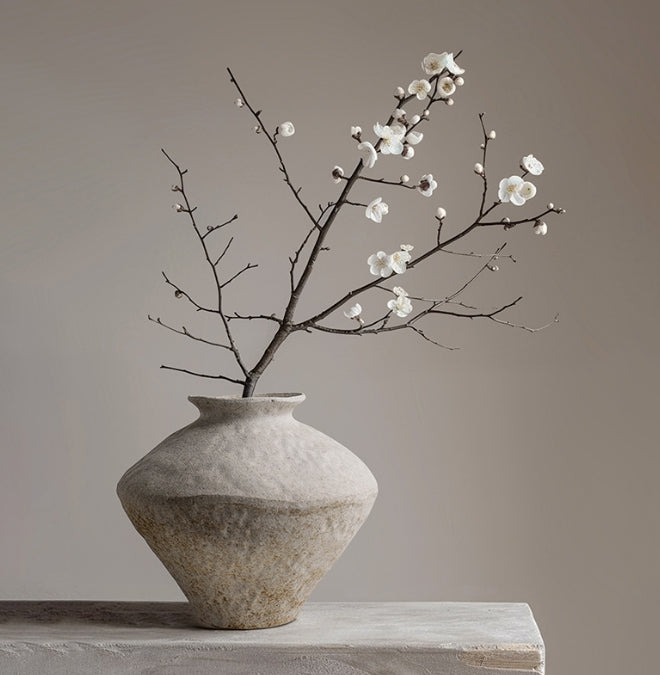 Rustic Ceramic Vase Wabi-Sabi aesthetics