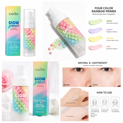 SADOER Glow Four Color Rainbow Primer – 40g