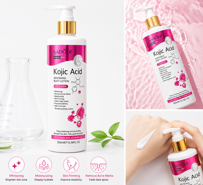 SADOER Kojic Acid Brightening Body Lotion – 300ml
