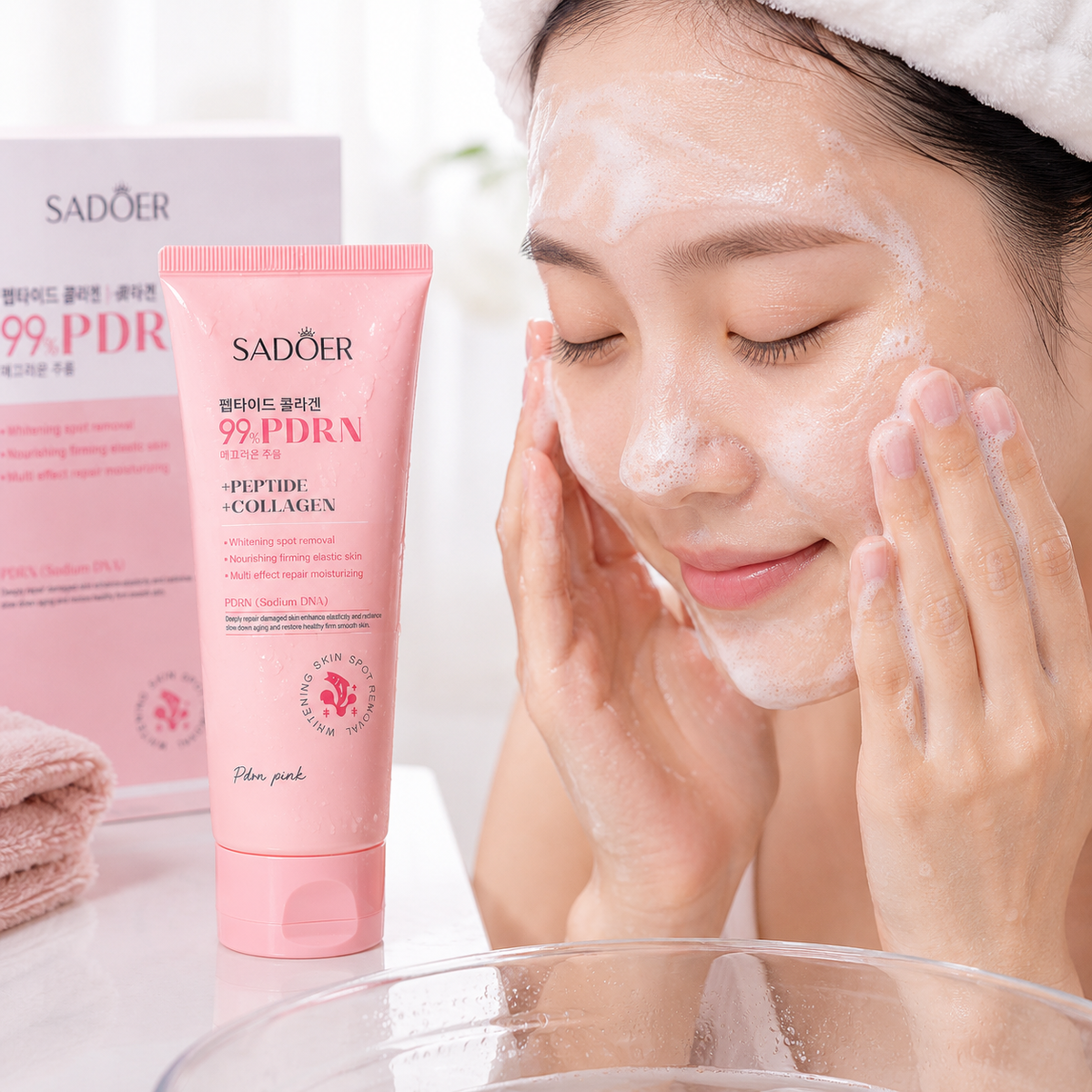 SADOER PDRN + Peptide + Collagen 6-Piece Skincare Set
