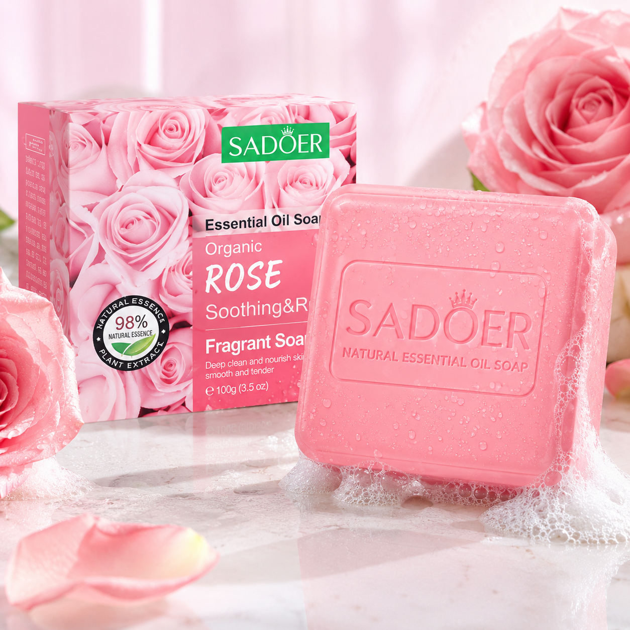 SADOER Essential Oil Soap Collection – 100g