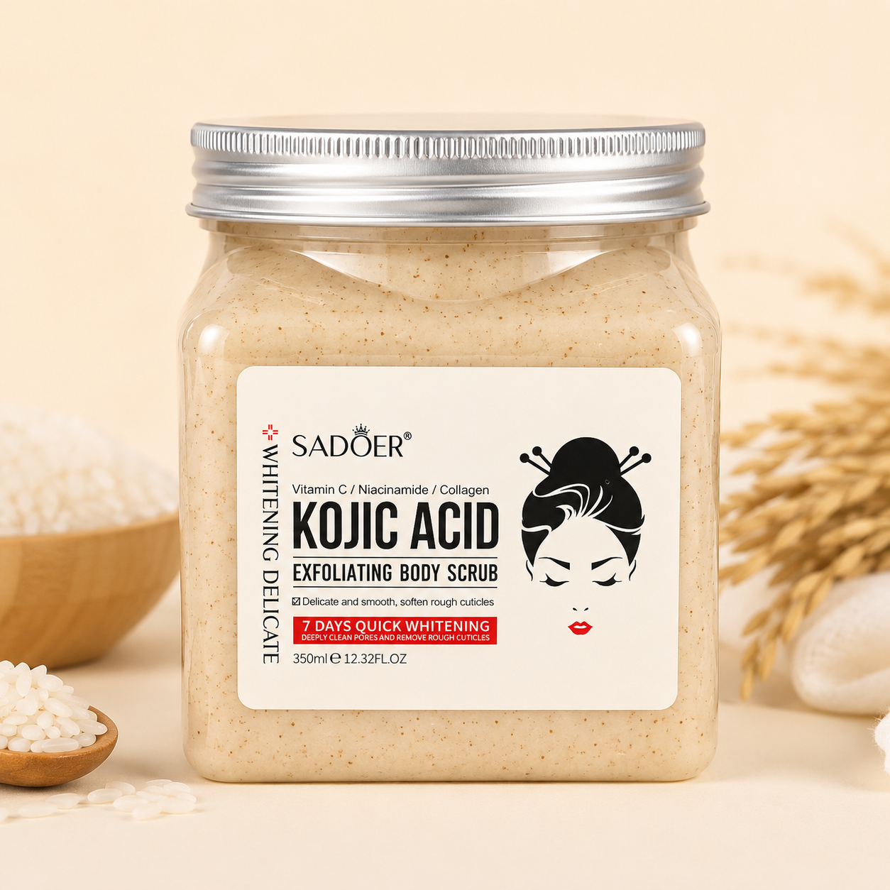 SADOER Exfoliating Body Scrub Collection – 350g