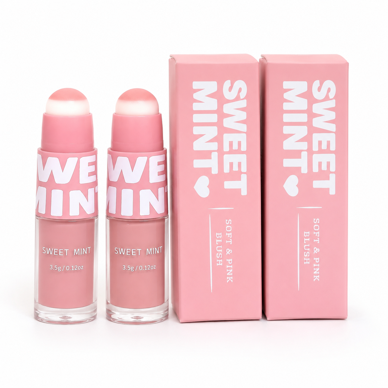 Sweet Mint Soft and Pink Blush Tint