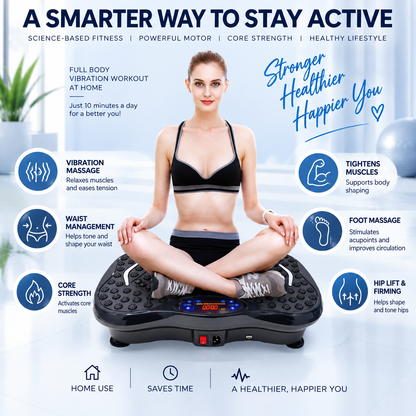 Vibration Plate Fitness Exercise and Massage Machine