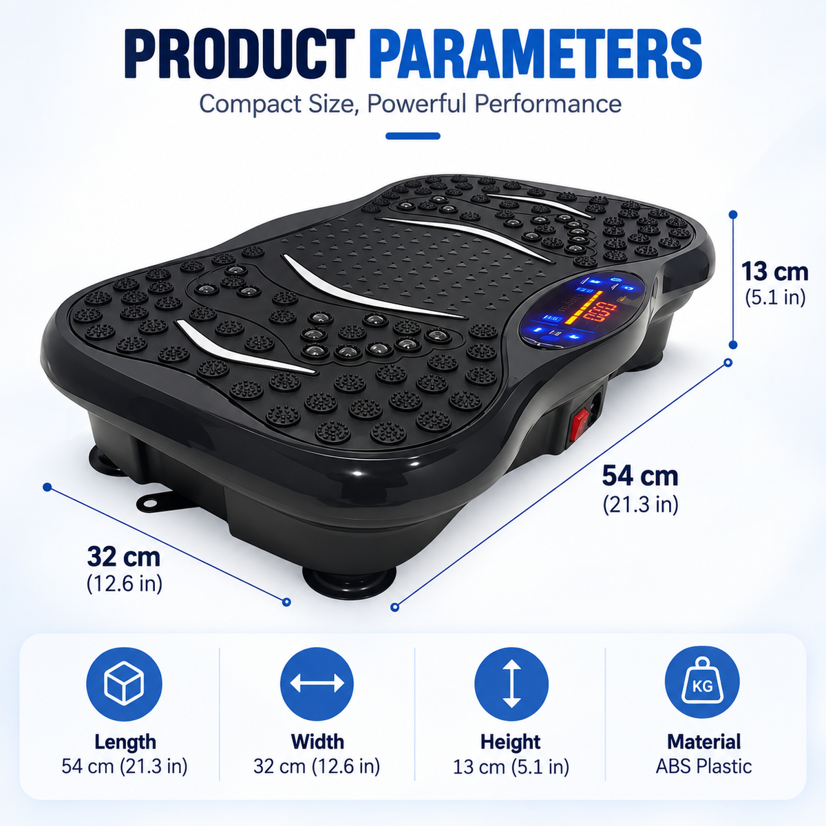 Vibration Plate Fitness Exercise and Massage Machine