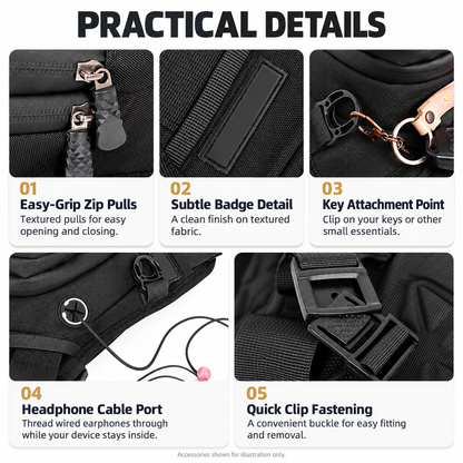 Motorcycle Hard-Shell Thigh Bag – BQF131510