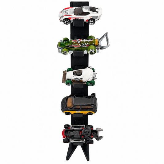 DisplayX 5-Car Stackable Display Stand Compatible with Hot Wheels® Cars