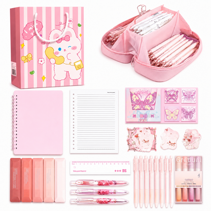 Basic Stationery Gift Set – Pink Series and Blue Series