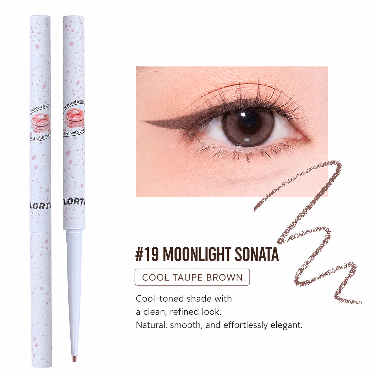 Flortte Ultra-Slim Gel Eyeliner Pencil