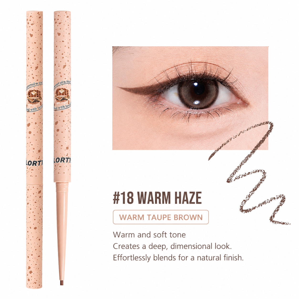 Flortte Ultra-Slim Gel Eyeliner Pencil