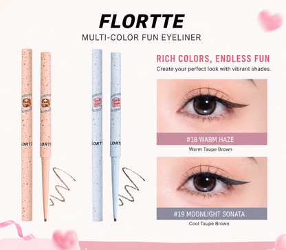 Flortte Ultra-Slim Gel Eyeliner Pencil