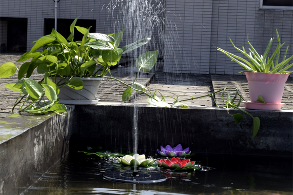 Solar Water Fountain