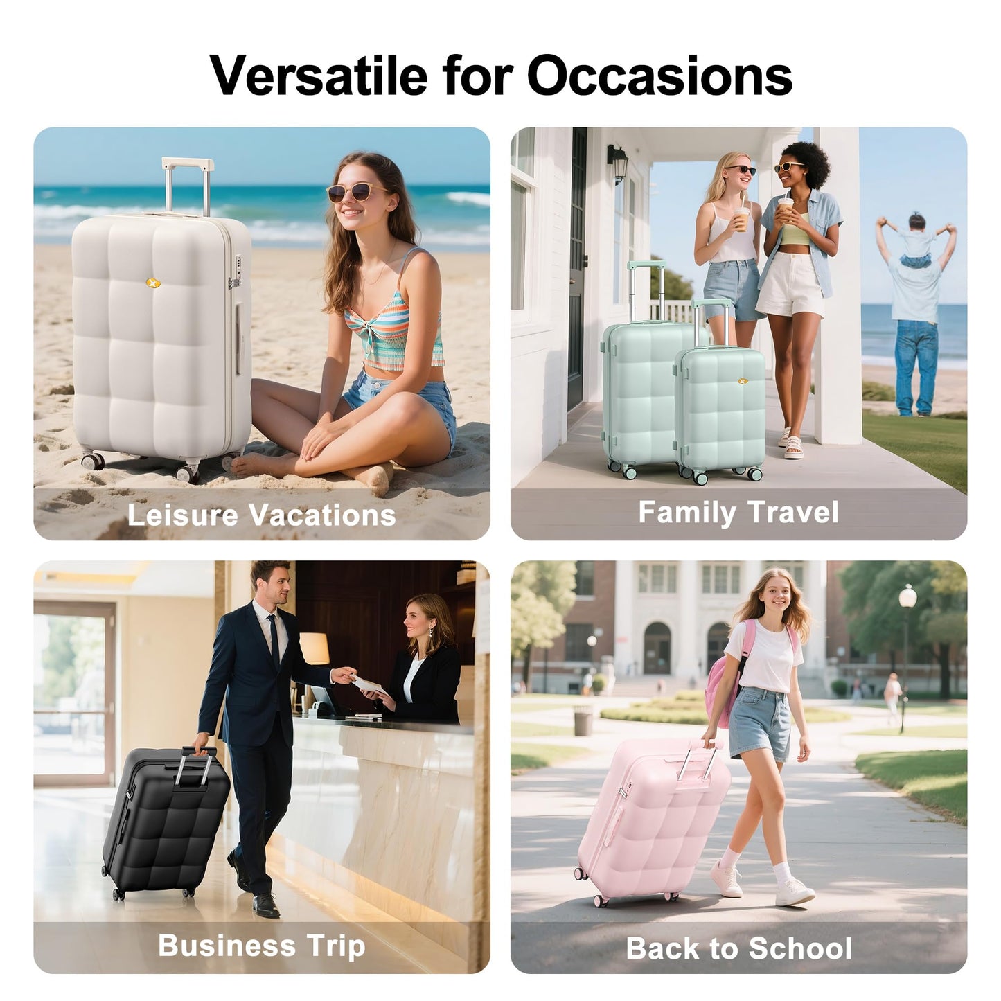 Pink Large Suitcase – Lightweight Hard Shell Check In Luggage | CloudLite | 76cm