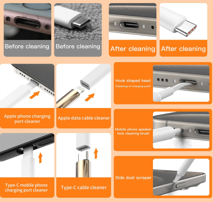 32-in-1 Multi-Functional Electronics Cleaning Brush Tool