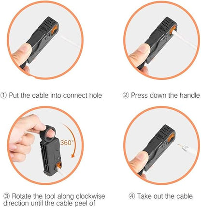 Coaxial Cable Crimper Tool