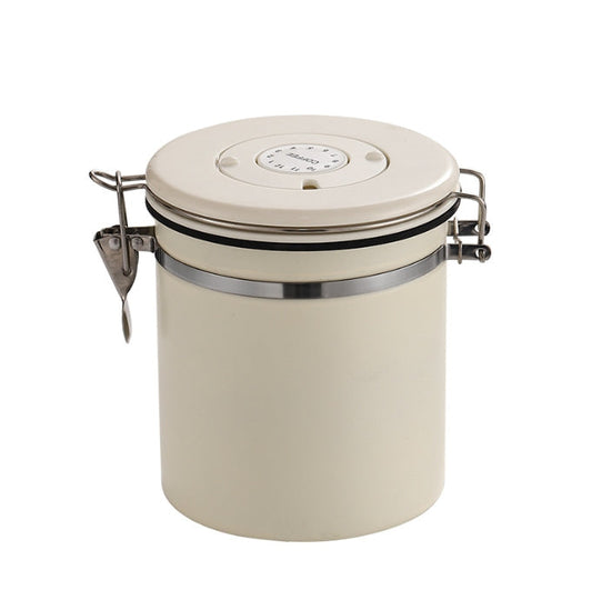 Stainless Steel Coffee Storage Container with Airtight Lids