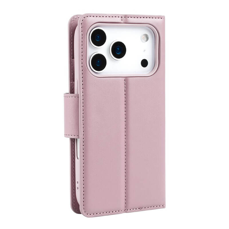 Compatible with iPhone 17 Pro Max Hanman Mill Series Leather Wallet Flip Case