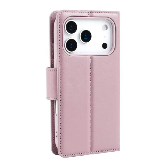 Compatible with iPhone 17 Pro Max Hanman Mill Series Leather Wallet Flip Case