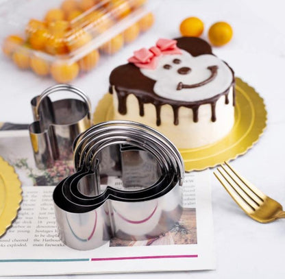 Five piece stainless steel cookie cutters Biscuit Pastry Cutter for Pastries