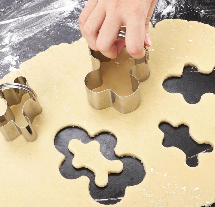 Five piece stainless steel cookie cutters Biscuit Pastry Cutter for Pastries