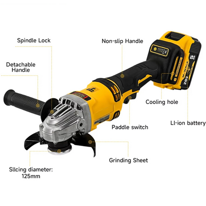 Cordless Electric Grinder Cut-Off Grinder