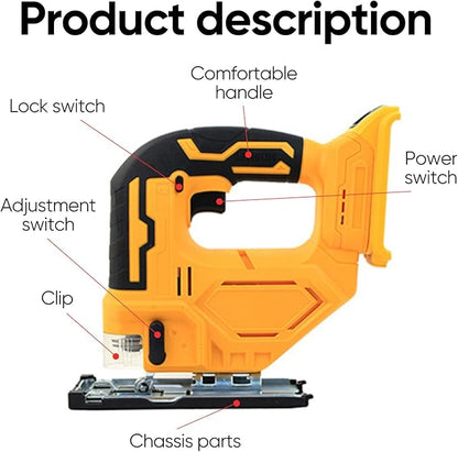 Cordless Electric Jigsaw with Battery