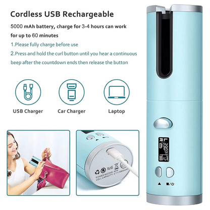 Hair Curler Cordless Automatic