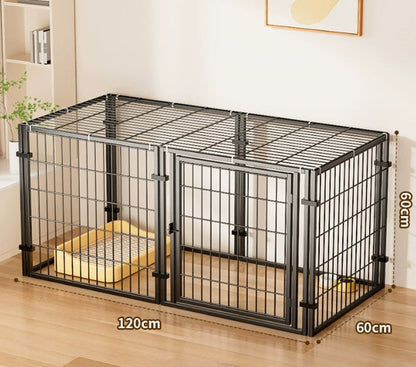 Indoor DIY Dog or Cat Cage with Platform