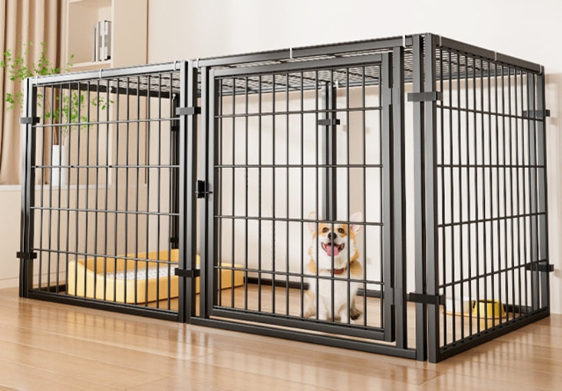 Indoor DIY Dog or Cat Cage with Platform