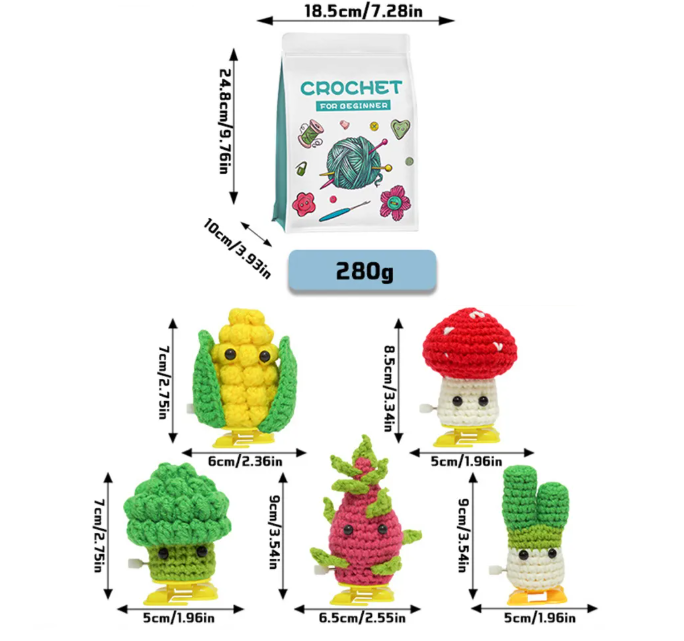 Crochet Toy Kit - DIY Knitting Supplies
