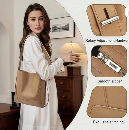 Shoulder Top-Handle Leather Handbags for Women Crossbody Bags