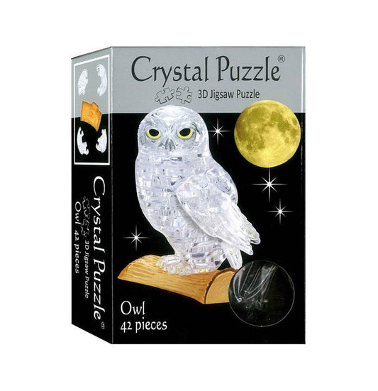 Crystal Puzzle - Clear Owl