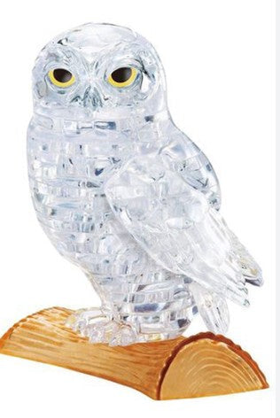 Crystal Puzzle - Clear Owl