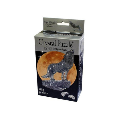 Crystal Puzzle - Black Wolf