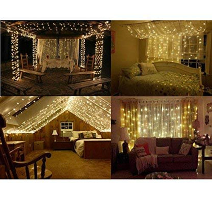 Curtain Lights 3*3m Warm White - The Shopsite