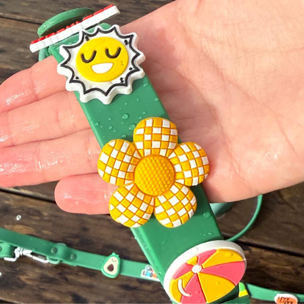 Waterproof Customisable Dog Collar | Green