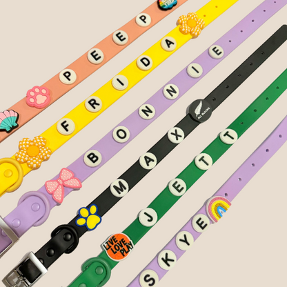 Waterproof Customisable Dog Collar | Green