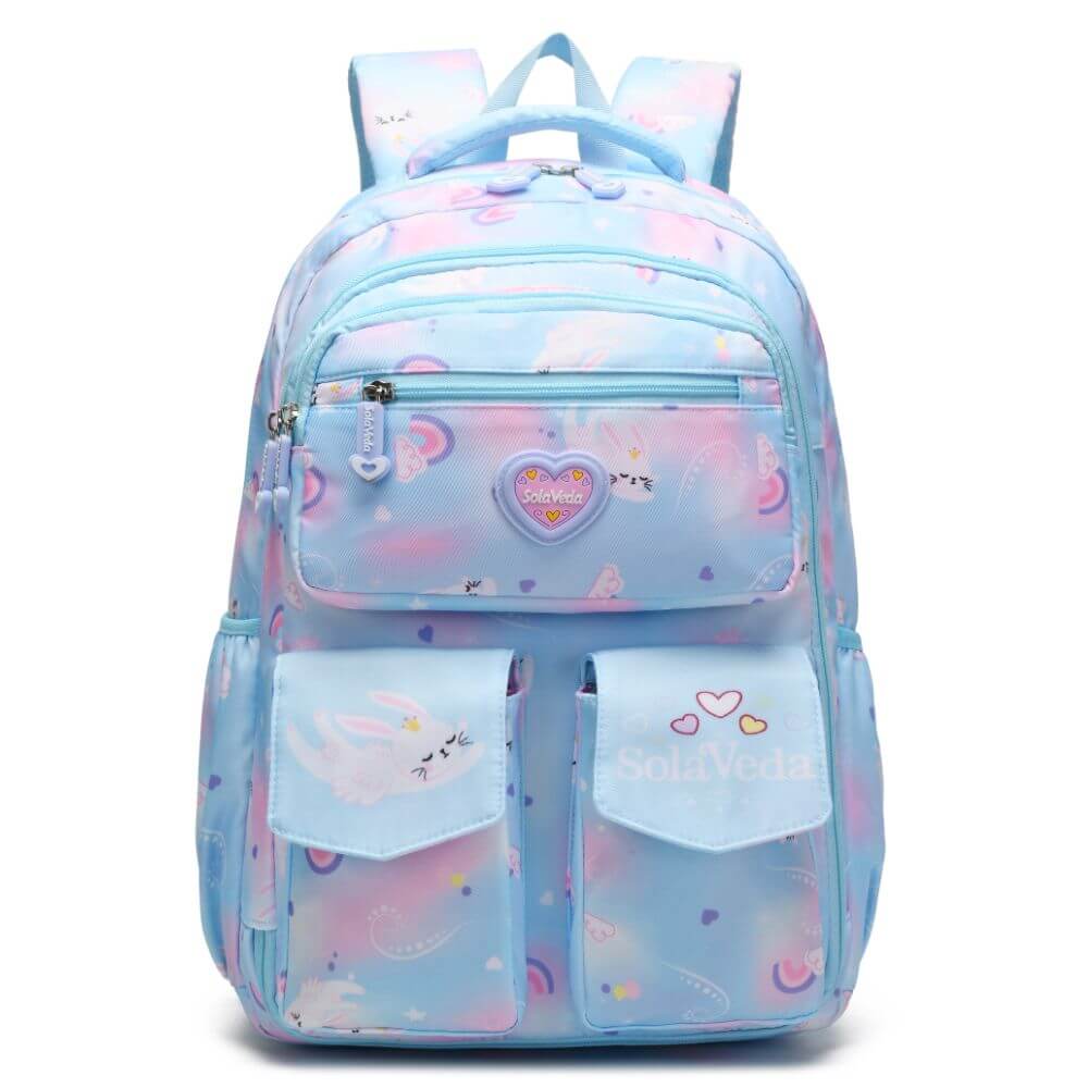 School Bags for Girls & Kids Backpack - Cute Rabbit