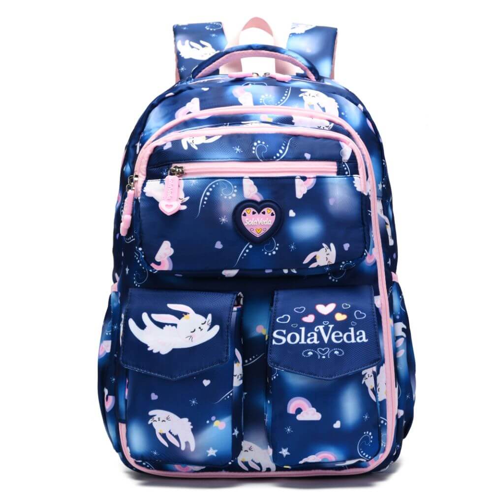 School Bags for Girls & Kids Backpack - Cute Rabbit