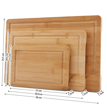 Bamboo Cutting Board (Set of 3)