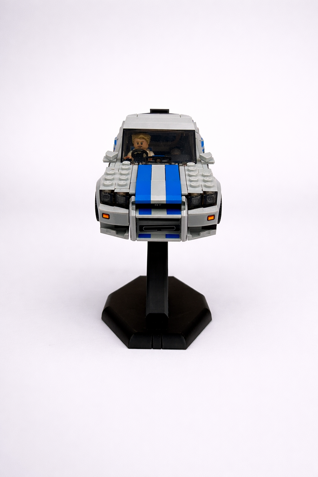 DisplayX Horizontal, Display Stand Compatible with LEGO® Speed Champion Sets - Variable Heights