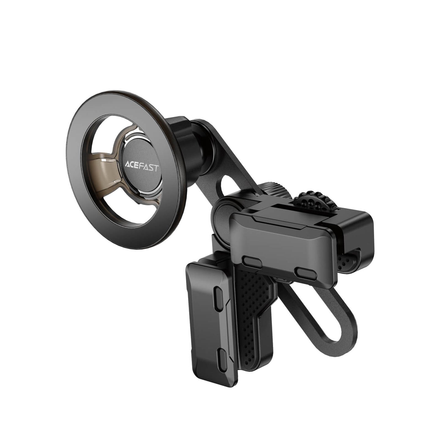 Acefast Semi-Transparent Magnetic Head Aluminum Retractable Arm Car Holder D43